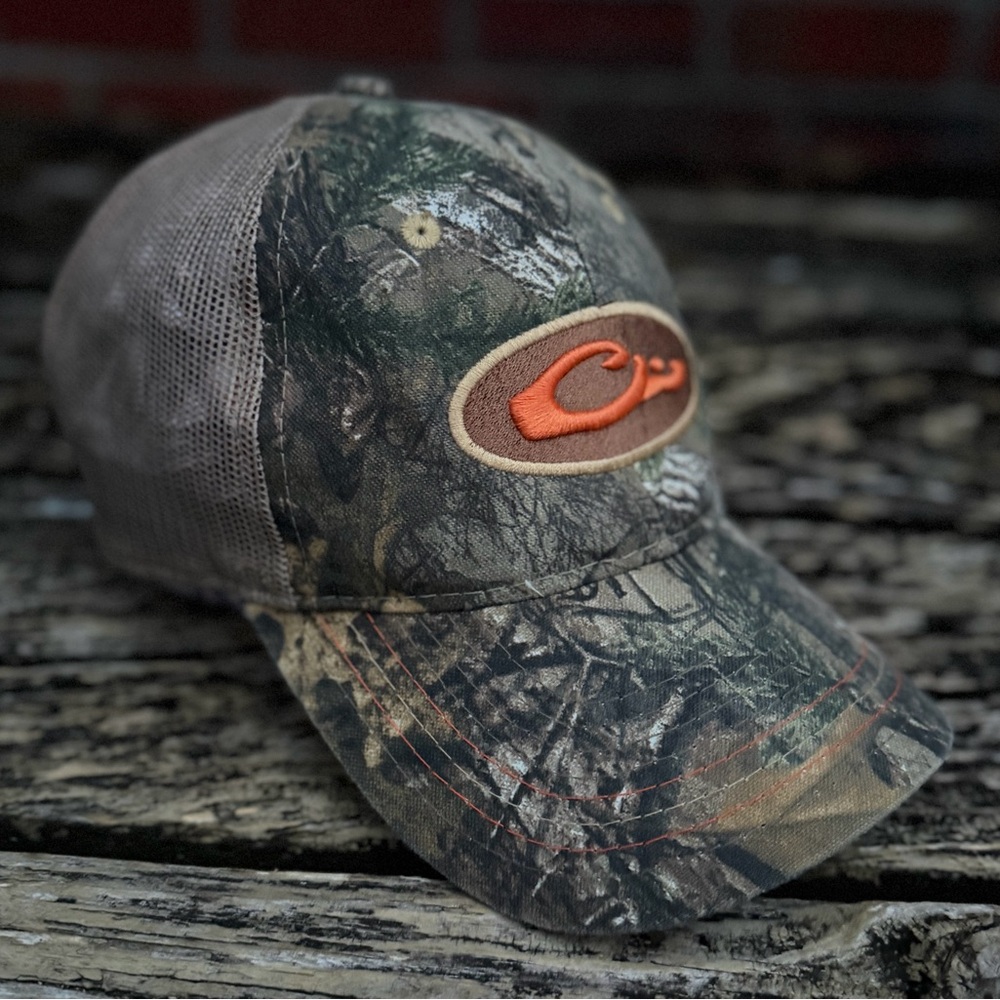 Drake Waterfowl Non-Typical Mesh-Back Adjustable Camouflage Trucker’s Cap Hat T3 - Picture 3 of 8